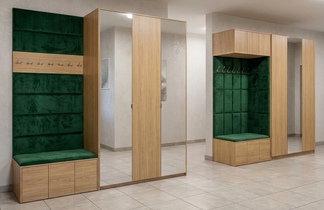 Przedpokój i garderoba, realizacja WIZJA Interior Design Studio