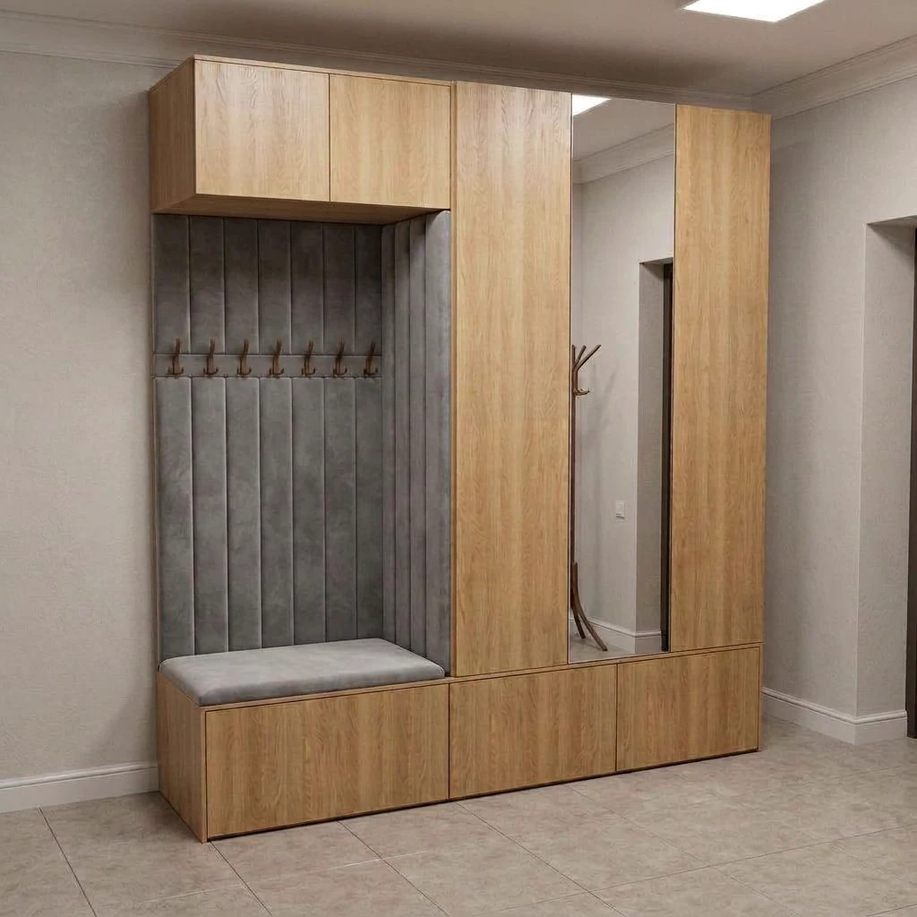 Przedpokój i garderoba, realizacja WIZJA Interior Design Studio