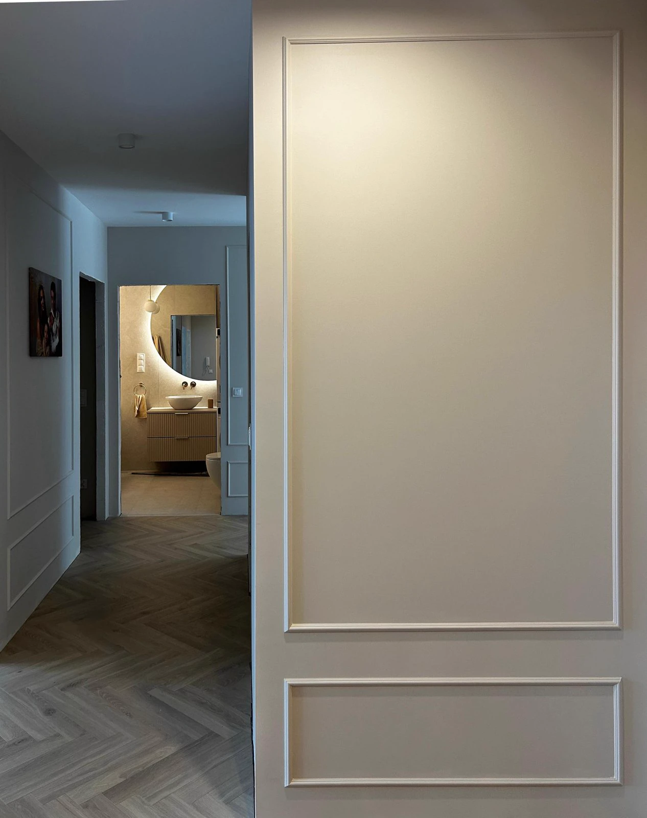 Przedpokój i garderoba, realizacja WIZJA Interior Design Studio